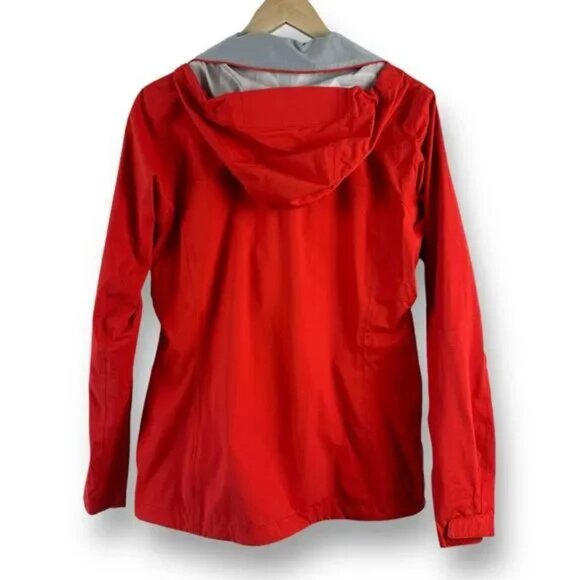 REI Women’s Rainier Rain Jacket, Red, Size M - Picture 2 of 12